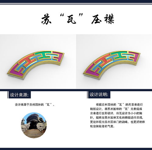 文創(chuàng)產(chǎn)品設(shè)計(jì)蘇州園林胸針設(shè)計(jì)